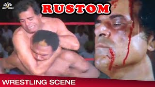 Dara Singh Wrestling Scene From Rustom रुस्तम 1982,Hindi Drama Movie