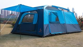 KTT Extra Large #Tent for Family Camping - KTT Extra Large Tent 10-12-14 Person(Style-B)Family Cabin