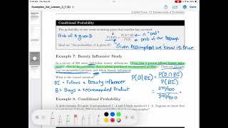 3.1 Conditional Probability Examples 7 and 8