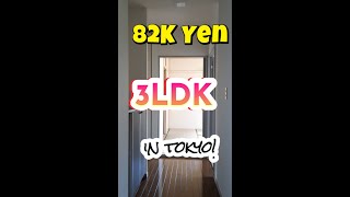 Living Big in Tokyo: Spacious 3LDK Apartment for 82K Yen/65sqm