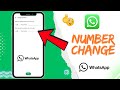 How To Change Whatsapp Number Without Losing Your Data ! (2025)