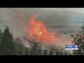 VIDEO: Massive fire destroys apartment building under construction on Everett waterfront