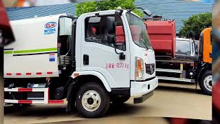 National Six Dongfeng Huashen T1 large volume 8-square garbage compression truck