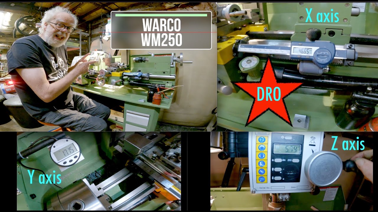 Warco WM 250 Lathe And WM 14 Mill - Prof Simon - YouTube