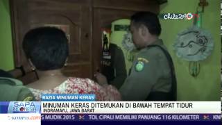 Petugas Gabungan Gelar Razia Minuman Keras