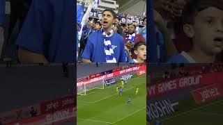 The Al Hilal fans went crazy for Mitro 🤩 📹 #yallaRSL #football #soccer #mitrovic #alhilal