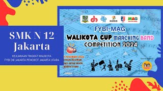 Peserta SMKN 12 Jakarta di FYBI MAG Walikota Cup Marching Band Competition 2024