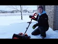 easy way to shovel snow this 40v electric snow shovel is a beast full review u0026 test