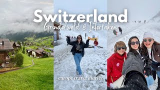 Switzerland vlog 🇨🇭 Exploring Zurich, Interlaken & Grindelwald Mt. First (my 1st snow experience) ❄️