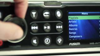 The FUSION 700 Series Marine Entertainment System