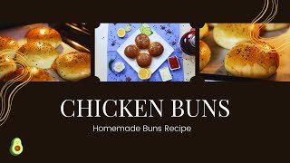 Chicken Buns Recipe , Homemade Buns Recipe | #shorts