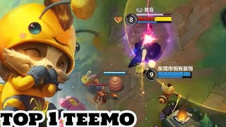 Wild Rift Top 1 Teemo Best Teemo player Gameplay Rank