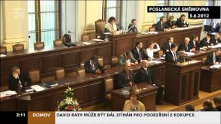 Vydání Davida Ratha Sněmovnou (5. 6. 2012)