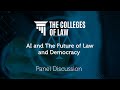 AI and the Future of Law and Democracy: Panel Discussion