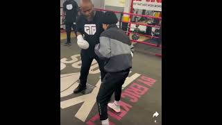 Gervonta Tank Davis Working on Boxing Techniques with Coach Kenny Ellis: On The Ropes Boxing