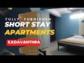 Fully Furnished Flat Short Term Rent|9446308757