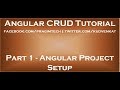 Angular project setup