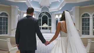 Met on Bumble but MAGIC ✨brought them together! | EPIC Epcot America Adventure Wedding