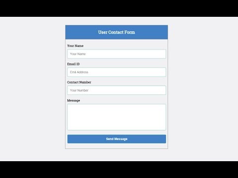 How to create responsive form? How to create responsive form?