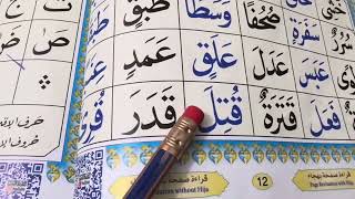 Qaida Noraniya || Quran Tajweed class || Lesson Sadis /6th || Basic Rules || Makkah