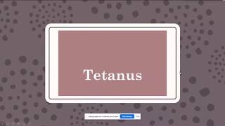 Tetanus Diphtheria Anthrax