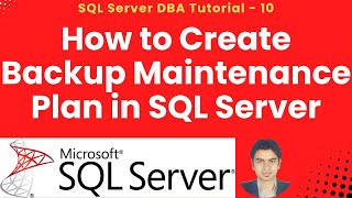 How to Create Backup Maintenance Plan in SQL Server #sql #sqlserver #sqlservermanagementstudio