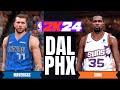 Dallas Mavericks vs Phoenix Suns | NBA 2K24 ULTRA Realistic Graphics Concept Gameplay