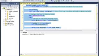 Create a Microsoft SQL Server 2016 Trigger - Code used in comments