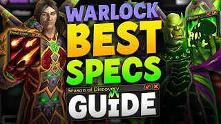 Best Warlock DPS Specs for Warlocks in SoD Phase 4(All specs)