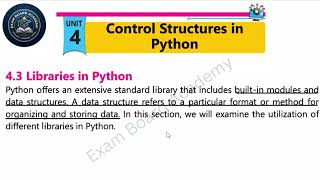 Libraries in Python | (Ch#4, Lec 3) Python Standard Library -- Class 10 Computer Science