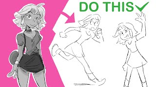 STOP DRAWING TOO MUCH (how to simplify your art)