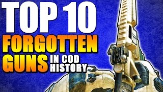 Top 10 "FORGOTTEN GUNS" In COD HISTORY (Top 10 - Top Ten) Call of Duty | Chaos