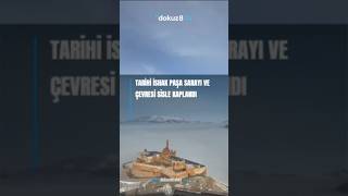 Ağrı'nın Doğubayazıt ilçesinde bulunan tarihi İshak Paşa Sarayı ve çevresi sisle kaplandı.