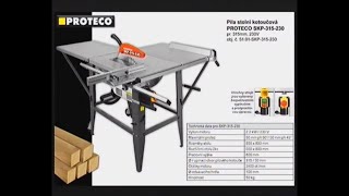 Proteco SKP 315 230   Stolná kotúčová píla