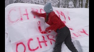 46. dzień protestu Kolektywu „Wilczyce” w Bieszczadach. Do obozu docierają nowi aktywiści.