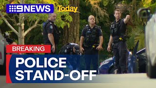 Man under arrest after hours-long standoff in Brisbane | 9 News Australia