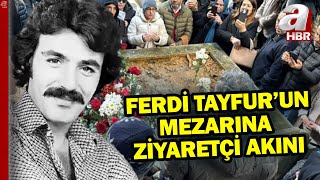 Usta sanatçı Ferdi Tayfur'un kabrine ziyaret akını sürüyor! | A Haber