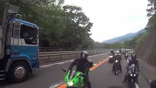 DQNバイク乗り集団 vs DQNトラック運転手