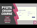PyQt5 Crash Course: Button, Label, Text Edit, Check Box, Spin Box and Combo Box [for beginners]