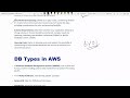 databases on aws one shot prep all concepts choose the right db aws awstutorial examprep