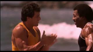 Rocky III (1982) | Santa Monica Beach | Filming Locations - Sylvester Stallone, Carl Weathers