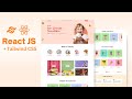Build a Responsive Website with React JS & Tailwind CSS – Full Tutorial for Beginners