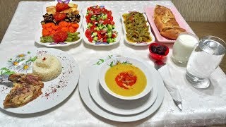 PRATİK AKŞAM  MENÜSÜ ⬆️  1 SAATTE 6 ÇEŞİT YEMEK TARİFİ ⬆️ AKŞAMA KOLAY ANA YEMEK TARİFLERİ