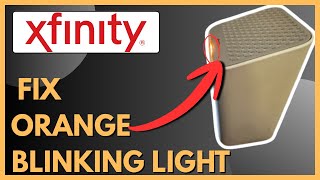 How To Fix Orange Blinking Light On Xfinity Router (2026) - Quick Guide!