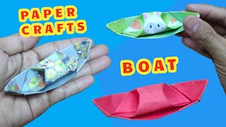 Tutorial Make Easy BOAT From Paper - Creative Idea Make BOAT From Paper //