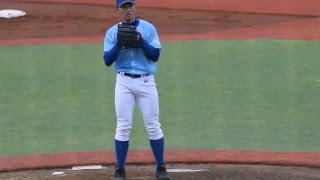 2016/03/18 日本体育大・上西嵐満投手