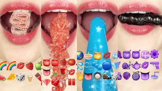 ASMR Emoji MUKBANG 🍬 | Oddly Addictive