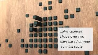 Laina: Dynamic Data Physicalization for Slow Exercising Feedback [Preview]