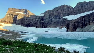 Grinnell Glacier ALL TO MYSELF at Glacier National Park