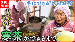 【激レア茶】一人で手作り!? 冬にだけできる\